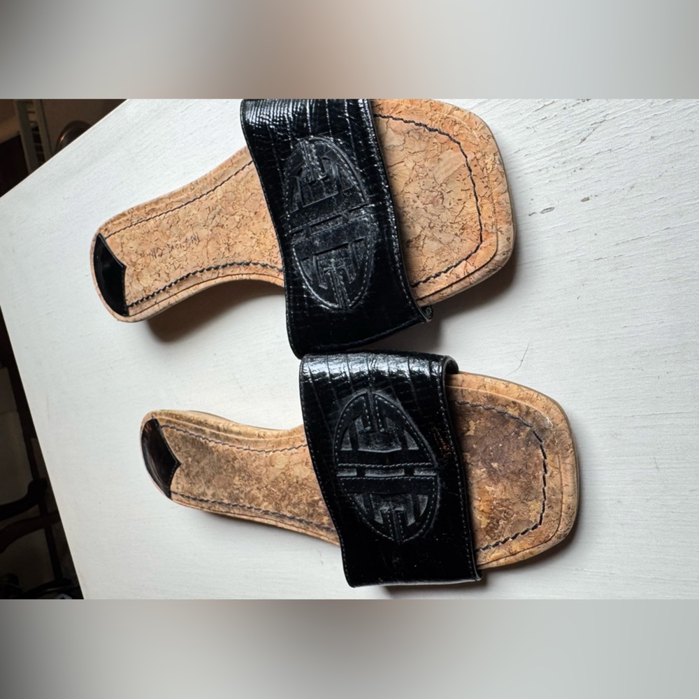 Black Patent Sandals Antonio Melanie